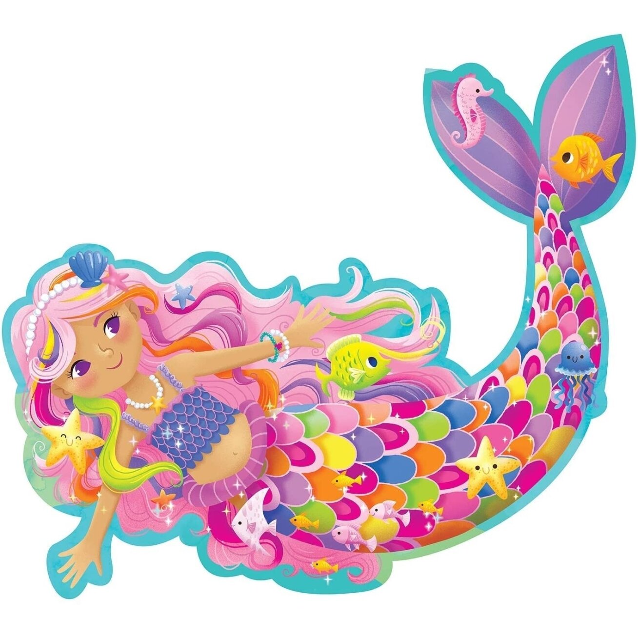 Grindų dėlionė „Magical Mermaid Floor Puzzle“ 2 Grindų dėlionė „Magical Mermaid Floor Puzzle“ 2