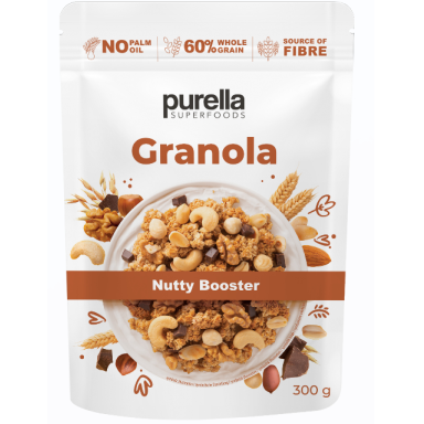 Granola PURELLA, su riešutais, 300 g Granola PURELLA, su riešutais, 300 g