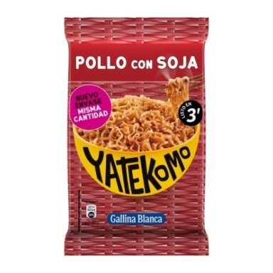 Greitai paruošiami makaronai YATEKOMO, su vištiena ir soja, maišelyje, 79 g Greitai paruošiami makaronai YATEKOMO, su vištiena ir soja, maišelyje, 79 g