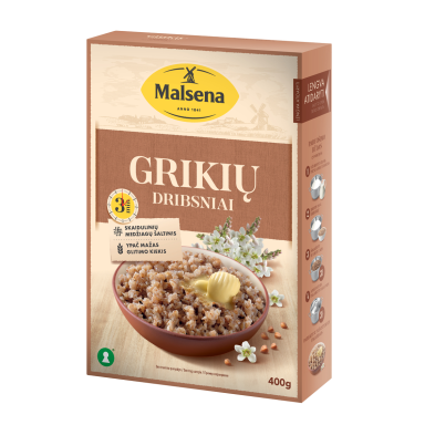 Grikių dribsniai DRIBSNIŲ ENERGIJA, 3 min, 400 g