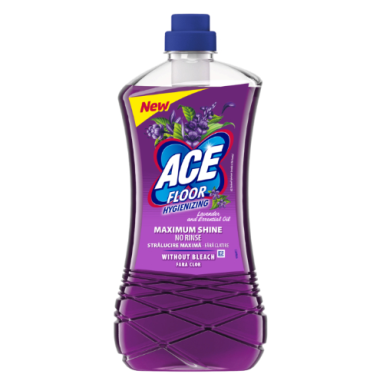 Grindų valiklis ACE Lavender and Essential Oil, 1l Grindų valiklis ACE Lavender and Essential Oil, 1l