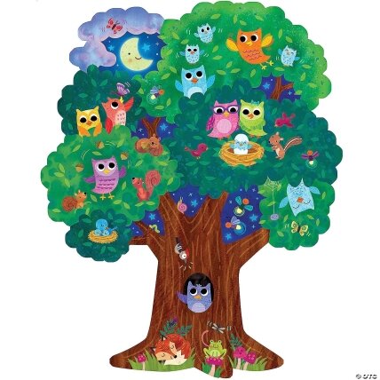 Grindų dėlionė „Hoot Owl Hoot Floor Puzzle“ 2 Grindų dėlionė „Hoot Owl Hoot Floor Puzzle“ 2