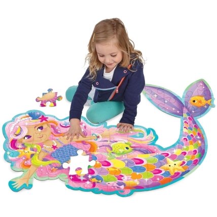 Grindų dėlionė „Magical Mermaid Floor Puzzle“ 1 Grindų dėlionė „Magical Mermaid Floor Puzzle“ 1