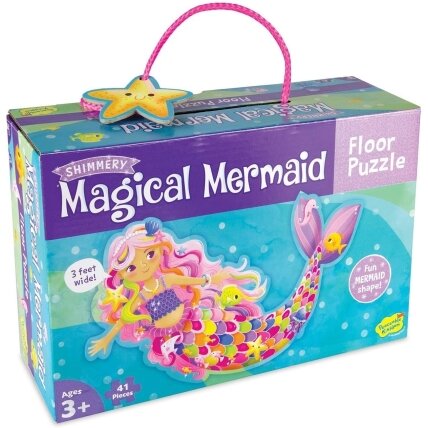 Grindų dėlionė „Magical Mermaid Floor Puzzle“ 3 Grindų dėlionė „Magical Mermaid Floor Puzzle“ 3