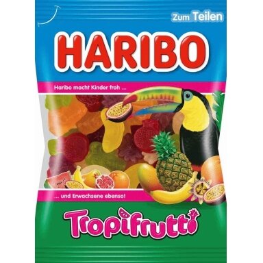 Guminukai HARIBO, TropiFrutti, 175 g