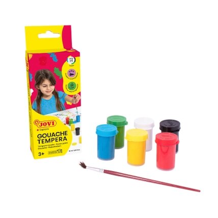 Guašas JOVI TEMPERA, 15ml, 6 spalvų rinkinys 4