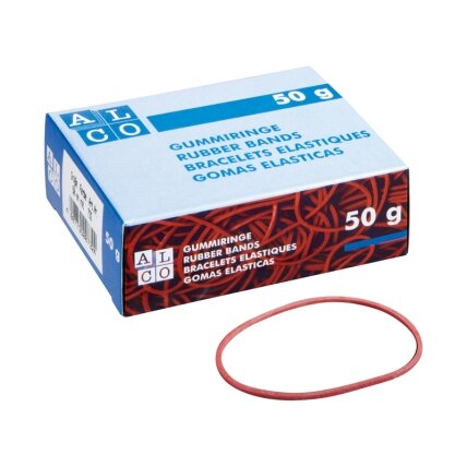 Gumelės ALCO, 1,5 x 25 mm, 50 g Gumelės ALCO, 1,5 x 25 mm, 50 g