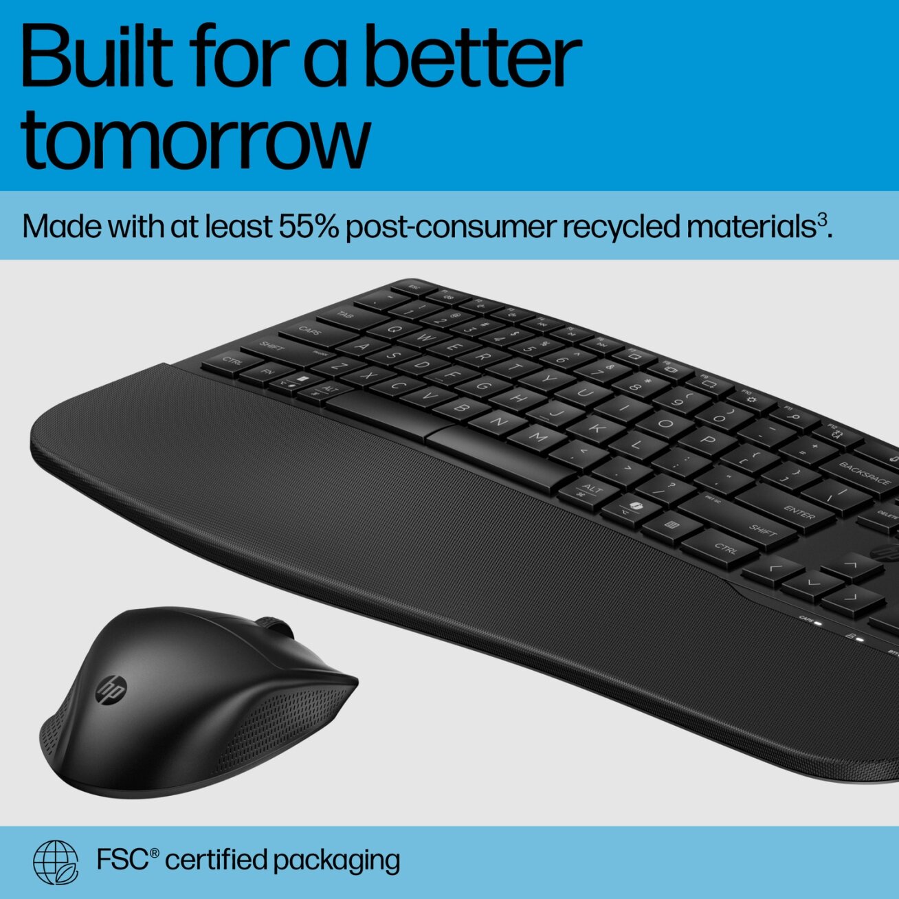 HP 685 Comfort Dual-Mode Keyboard and Mouse Combo 2 HP 685 Comfort Dual-Mode Keyboard and Mouse Combo 2