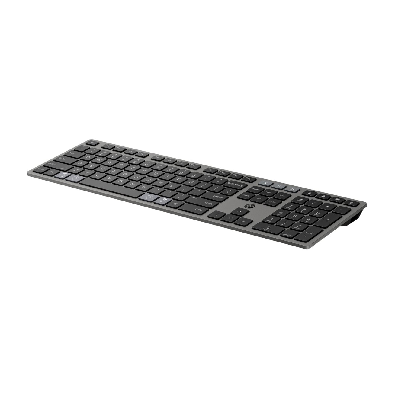 HP 725 Wireless Keyboard - Multi-Device, Dual-Mode, Programmable, Rechargeable - Nightfall Black, spill resistant - ENG 1