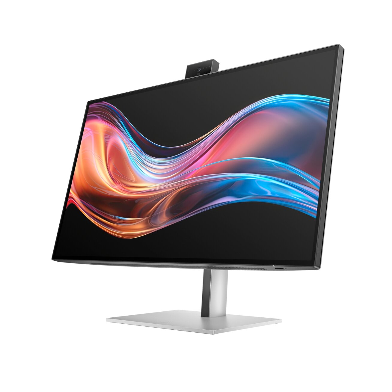 HP 727pm Series 7 Pro 4K Conferencing Monitor - 27" 3840x2160 UHD 400-nit 60Hz AG, IPS Black HDR 400, USB-C(100W/15W)/HDMI/DisplayPort Daisy-Chain, 5x USB-A, speakers, 5MP webcam, RJ-45 LAN, height adjustable/tilt/swivel/pivot, 3 years 1