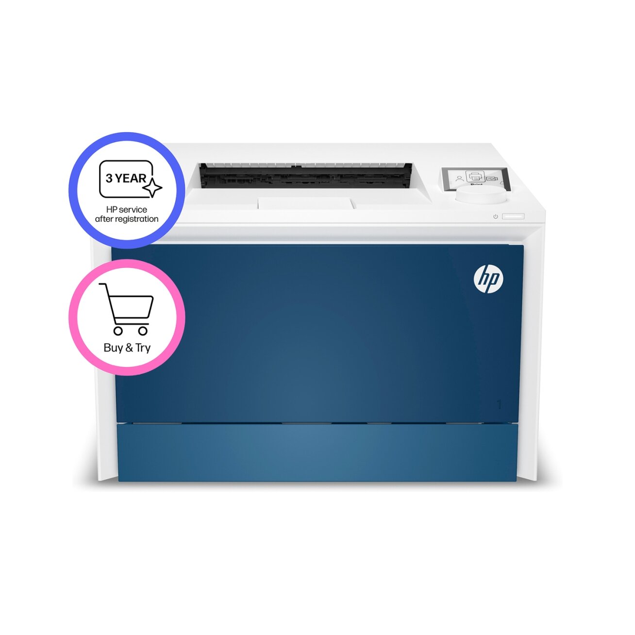 HP Color LaserJet Pro 4202dw Printer - A4 Color Laser, Print, Auto-Duplex, LAN, WiFi, 33ppm, 750-4000 pages per month (replaces M454dw) 4