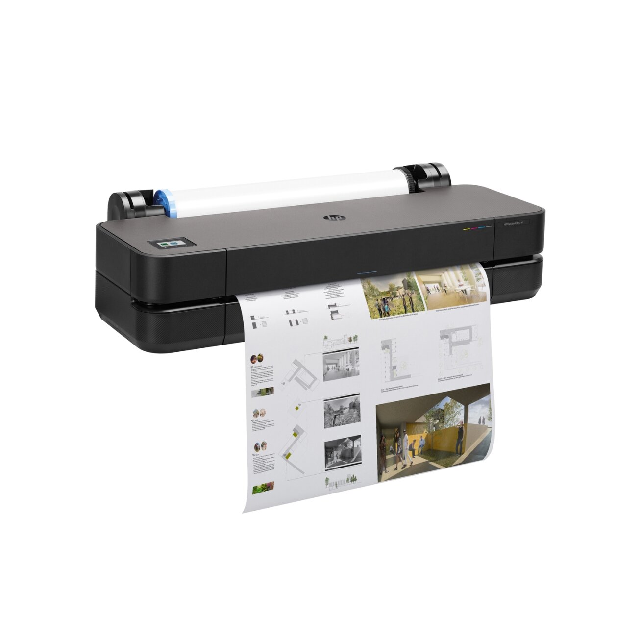 HP DesignJet T230 Printer/Plotter 2025 edition - 24" Roll/A4,A3,A2,A1 Color Ink, Sheet Feeder, Auto Horizontal Cutter, LAN, WiFi, 35 sec/A1 page, 68 A1 prints/hour 1