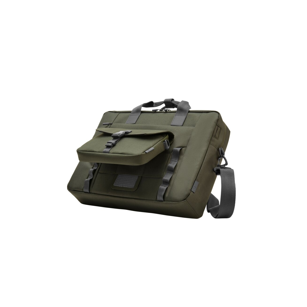 HP Modular 15.6 Top Load, 3-in-One (Pouch, Top Load, Sleeve), Water Resistant, Cable Pass-through, 22 Liter Capacity - Dark Olive Green 1 HP Modular 15.6 Top Load, 3-in-One (Pouch, Top Load, Sleeve), Water Resistant, Cable Pass-through, 22 Liter Capacity - Dark Olive Green 1