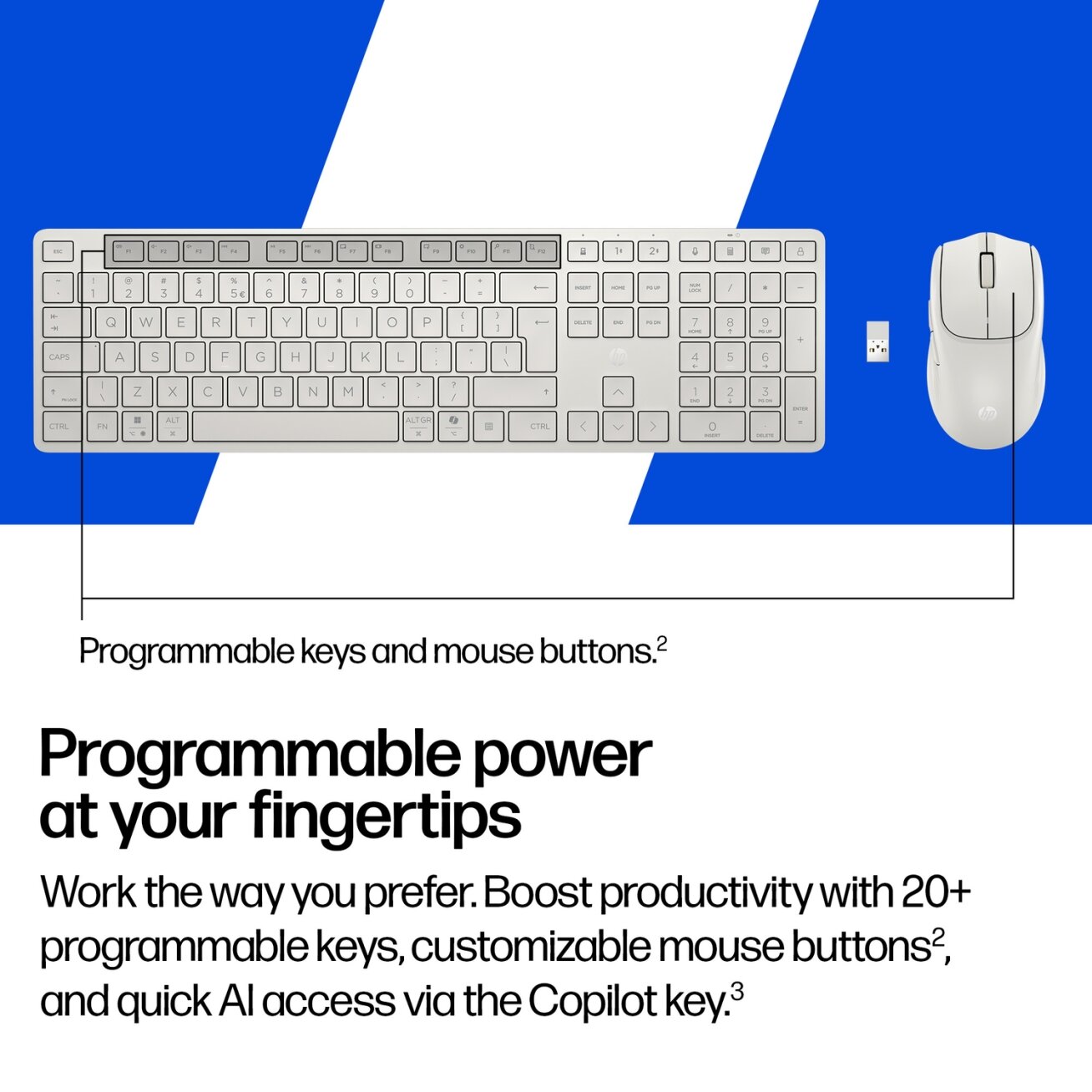 HP Multi-Device Dual-Mode Mouse and Keyboard Combo 495C 3 HP Multi-Device Dual-Mode Mouse and Keyboard Combo 495C 3