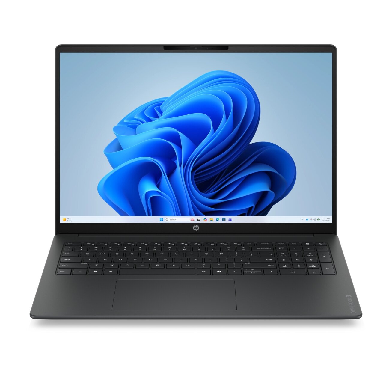 HP OmniBook 3 16-by0020nyx - Ryzen 3 30 (4C), 8GB LPDDR5 5500 on-board, 256GB, AMD Radeon 610M Graphics, 16.0 2K (1920x1200) Antiglare IPS 300 nits, 1080p TNR, Not Included 45W AC Adapter,  Mica Silver, Win 11 Home, 1 years