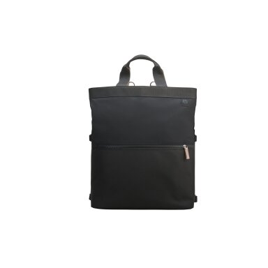 HP 14 Backpack Tote - 18 Liter Capacity, 4-way Convertible (backpack/tote/bag/handbag w/shoulder strap included), RFID Pocket, Extra Durable - Black, Beige HP 14 Backpack Tote - 18 Liter Capacity, 4-way Convertible (backpack/tote/bag/handbag w/shoulder strap included), RFID Pocket, Extra Durable - Black, Beige