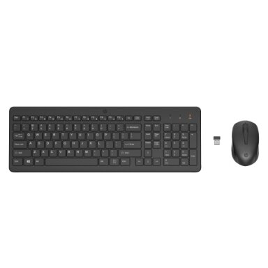 HP 330 Combo Belaidė klaviatūra + pelė RF Wireless US Int, Juoda HP 330 Combo Belaidė klaviatūra + pelė RF Wireless US Int, Juoda