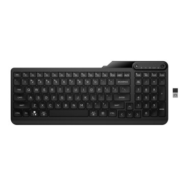 HP 475 Wireless Silent Keyboard - Dual-Mode, Spill-resistant, Sanitizable, Programmable - Black - US ENG HP 475 Wireless Silent Keyboard - Dual-Mode, Spill-resistant, Sanitizable, Programmable - Black - US ENG