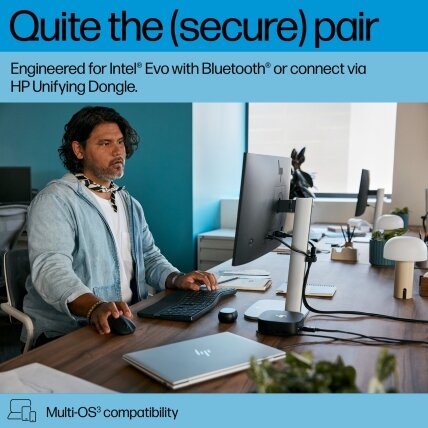 HP 685 Comfort Dual-Mode Keyboard and Mouse Combo 3 HP 685 Comfort Dual-Mode Keyboard and Mouse Combo 3
