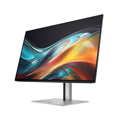 HP 724pf Series 7 Pro FHD Monitor - 23.8" 1920x1080 FHD 300-nit 100Hz AG, IPS, Displayport/HDMI/DP Daisy Chain, 5x USB 3.0, height adjustable/tilt/swivel/pivot, 3 years (replaces Z24f G3) 1