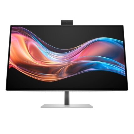 HP 727pm Series 7 Pro 4K Conferencing Monitor - 27" 3840x2160 UHD 400-nit 60Hz AG, IPS Black HDR 400, USB-C(100W/15W)/HDMI/DisplayPort Daisy-Chain, 5x USB-A, speakers, 5MP webcam, RJ-45 LAN, height adjustable/tilt/swivel/pivot, 3 years