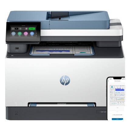 HP Color LaserJet Pro 3302fdw All-in-One Printer - A4 Color Laser, Print/Dual-Side Copy, Automatic Document Feeder, Auto-Duplex, LAN, WiFi, 25ppm, 150-2500 pages per month (replaces M283fdw)