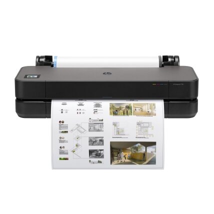 HP DesignJet T230 Printer/Plotter 2025 edition - 24" Roll/A4,A3,A2,A1 Color Ink, Sheet Feeder, Auto Horizontal Cutter, LAN, WiFi, 35 sec/A1 page, 68 A1 prints/hour