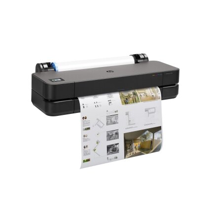 HP DesignJet T230 Printer/Plotter 2025 edition - 24" Roll/A4,A3,A2,A1 Color Ink, Sheet Feeder, Auto Horizontal Cutter, LAN, WiFi, 35 sec/A1 page, 68 A1 prints/hour 1