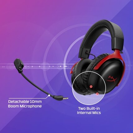HyperX Headset Cloud III S Wireless / A59Z0AA Red on Black 2 HyperX Headset Cloud III S Wireless / A59Z0AA Red on Black 2