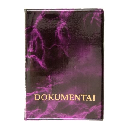 Įdėklas vairuotojo dokumentams, 90 x 130 mm, įvairių spalvų 3
