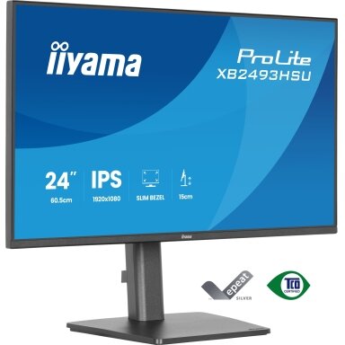 iiyama XB2493HSU-B1 24” IPS Full HD panel with 4-side slim bezel iiyama XB2493HSU-B1 24” IPS Full HD panel with 4-side slim bezel
