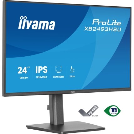 iiyama XB2493HSU-B1 24” IPS Full HD panel with 4-side slim bezel