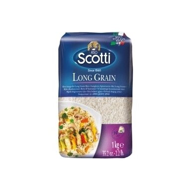 Ilgagrūdžiai ryžiai SCOTTI, 1 kg
