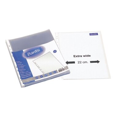 Įmautė dokumentams BANTEX, 220 x 300 mm, (pak. - 50 vnt.), matinė Įmautė dokumentams BANTEX, 220 x 300 mm, (pak. - 50 vnt.), matinė