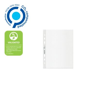 Įmautės Leitz Recycle CO2 Neutral, A5, 100mic, 25vnt, matinės sp. Įmautės Leitz Recycle CO2 Neutral, A5, 100mic, 25vnt, matinės sp.