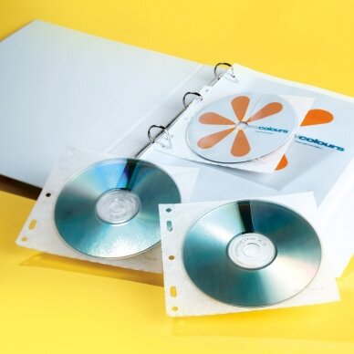Įmautė DURABLE, CD/DVD diskams, (pak. -10 vnt.) 1