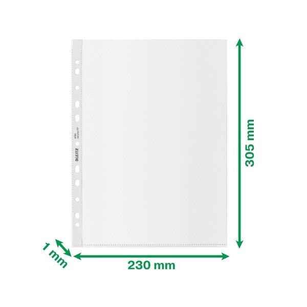 Įmautės Leitz Recycle CO2 Neutral, A4, 100mic, 25vnt., matinės sp. 1 Įmautės Leitz Recycle CO2 Neutral, A4, 100mic, 25vnt., matinės sp. 1