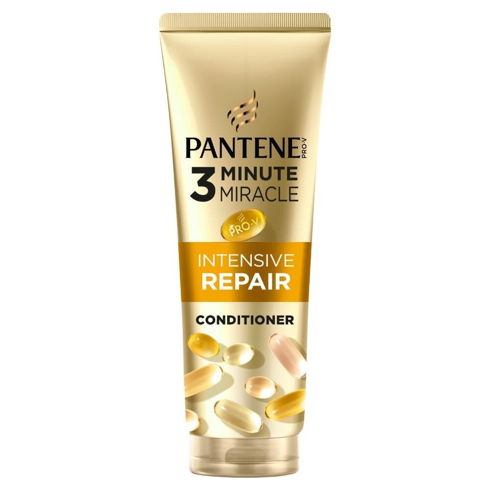 Intensyvus plaukų kondicionierius PANTENE Intensive Repair, 3 minutes miracles, 220 ml