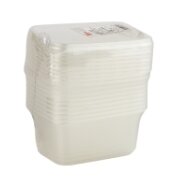 Indelis salotoms su dangteliu, stačiakamp., PP, 250 ml, 10,8x8x5,1 cm, 10 vnt.