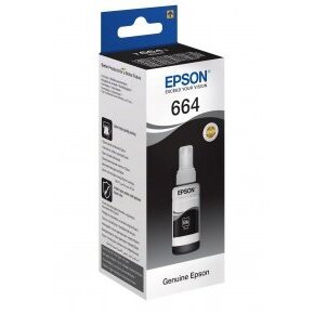 Ink Epson T6641 (C13T66414A) L100/200 BK 70ml OEM 1
