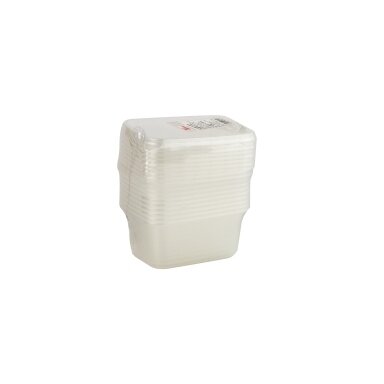 Indelis salotoms su dangteliu, stačiakamp., PP, 250 ml, 10,8x8x5,1 cm, 10 vnt.