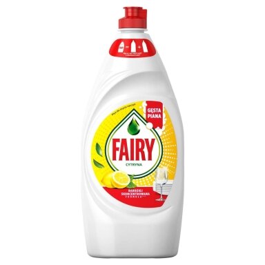 Indų ploviklis FAIRY LEMON, 900 ml Indų ploviklis FAIRY LEMON, 900 ml