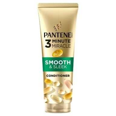 Intensyvus plaukų kondicionierius PANTENE Smooth&Silky Active Nutri-Plex, 3 minutes miracles, 220 ml Intensyvus plaukų kondicionierius PANTENE Smooth&Silky Active Nutri-Plex, 3 minutes miracles, 220 ml