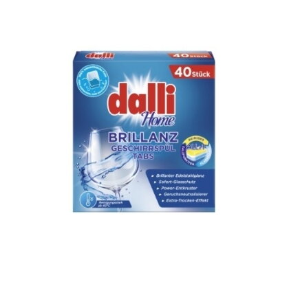 Indaplovių tabletės DALLI, All-In-1, 40 vnt Indaplovių tabletės DALLI, All-In-1, 40 vnt