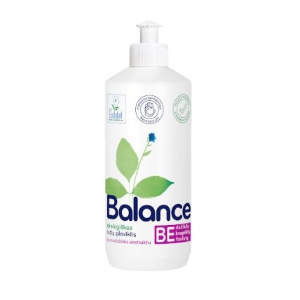 Indų ploviklis BALANCE, su muilažolės ekstraktu, 450 ml Indų ploviklis BALANCE, su muilažolės ekstraktu, 450 ml