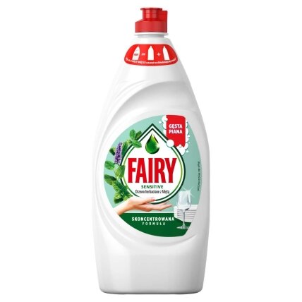Indų ploviklis FAIRY SENSITIVE Tea Tree & Mint, 900 ml Indų ploviklis FAIRY SENSITIVE Tea Tree & Mint, 900 ml