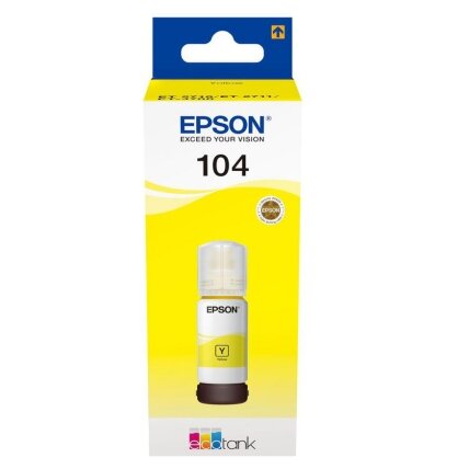 Ink Epson T104 (C13T00P440) YL 65ml OEM Ink Epson T104 (C13T00P440) YL 65ml OEM