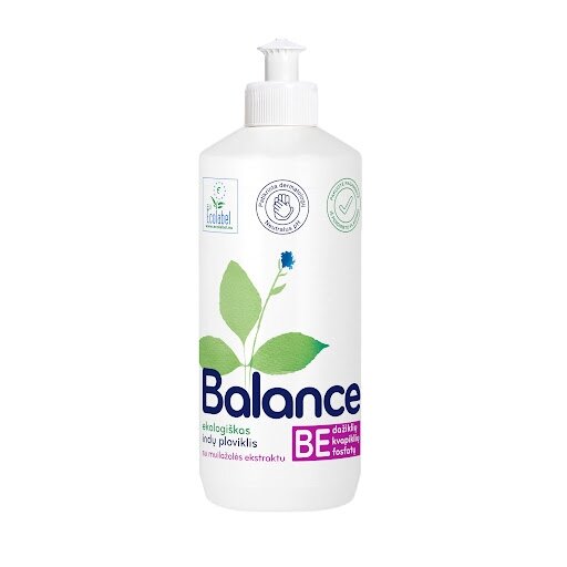 Indų ploviklis BALANCE, su muilažolės ekstraktu, 450 ml Indų ploviklis BALANCE, su muilažolės ekstraktu, 450 ml