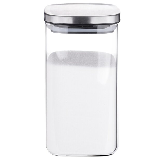 Indas, biriems produktams, borosilikatinis stiklas, 1,5 l, D 10 cm, H 20,5 cm, vnt