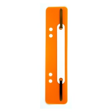 Įsegėlės segtuvams,  (pak. -25 vnt.), oranžinės